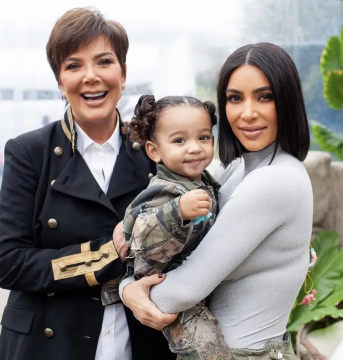 Kris Jenner Scrubs Unedited Photo Of Her And Kim Kardashian In Birthday Tribute To Chicago West