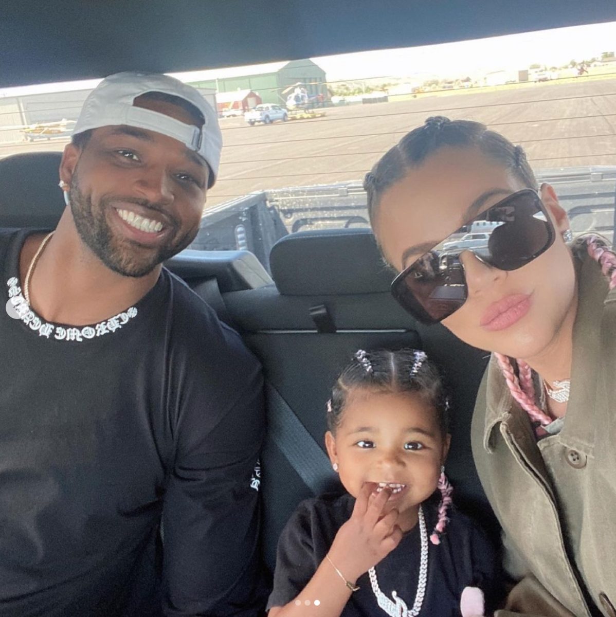 khloe kardashian shares photos of tristan thompson with both kids: 'you are the best father'