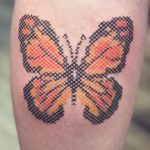 30 Cross Stitch Tattoo Ideas That Elevate the Craft to Art