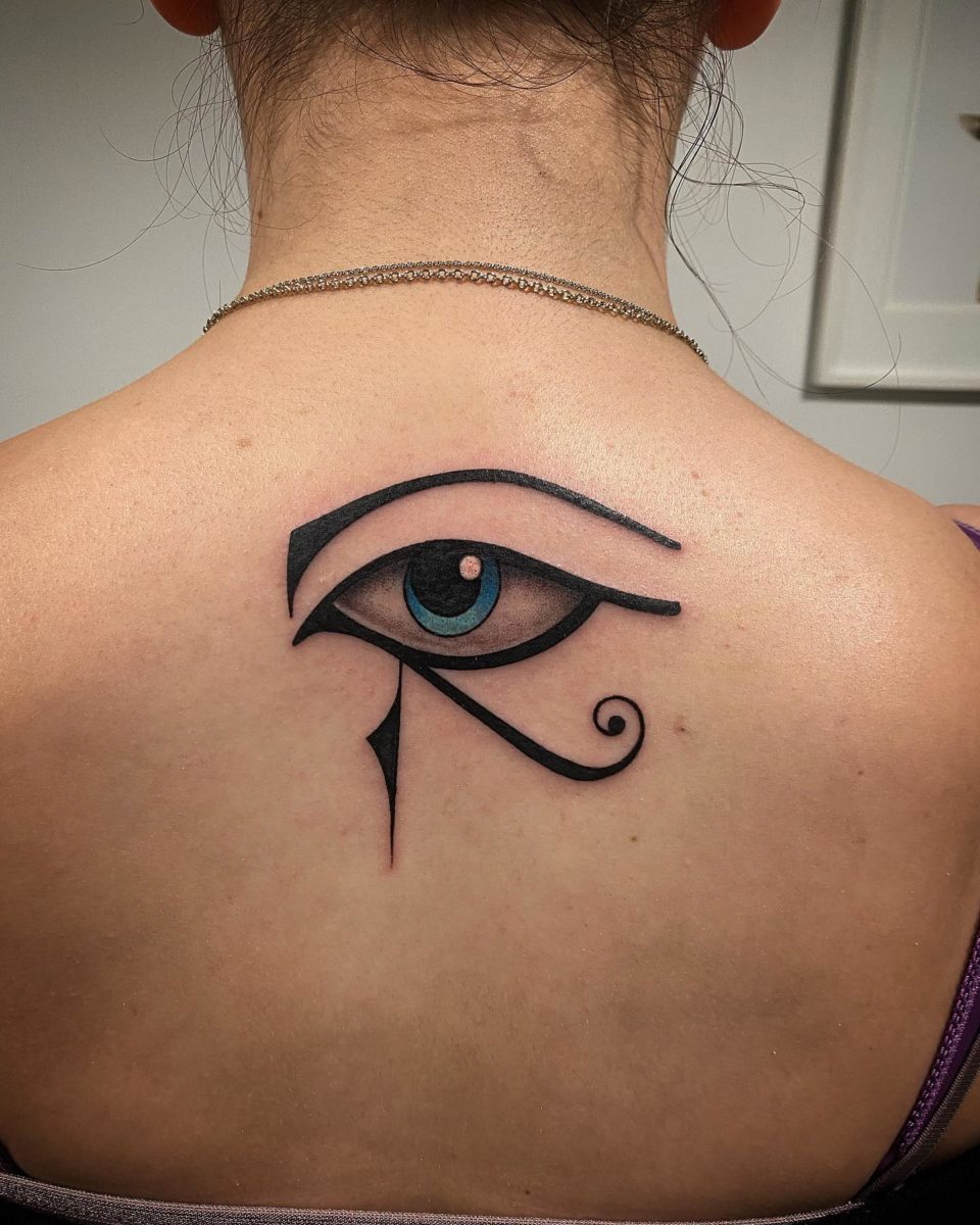 Eye of horus ancient egyptian symbol tattoo Vector Image