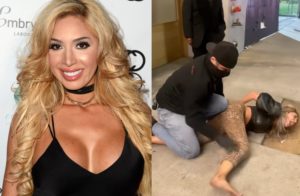 farrah abraham shares a video of herself being subjected to a citizen’s arrest