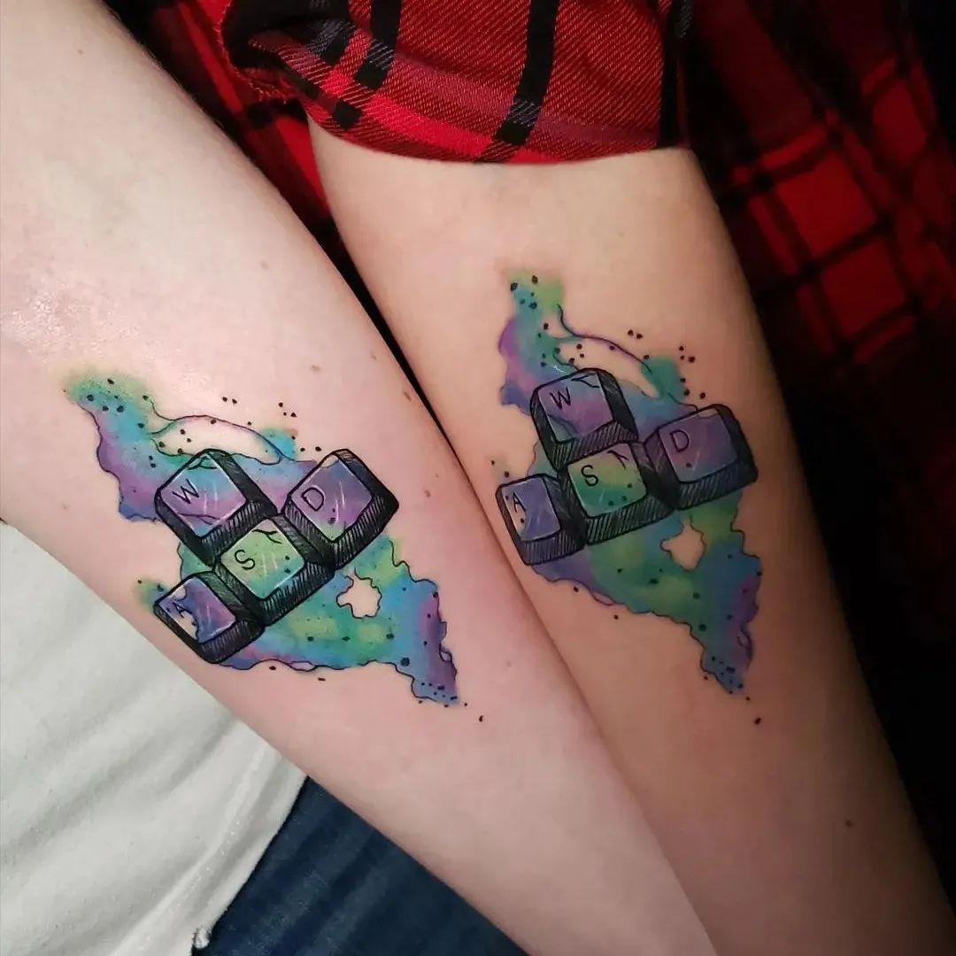 matching sister tattoos 