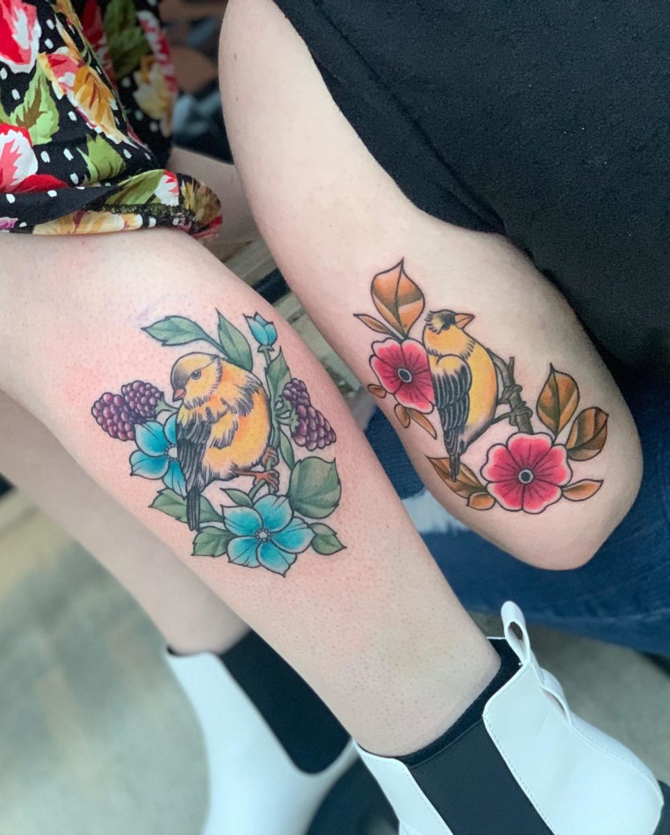 matching sister tattoos 