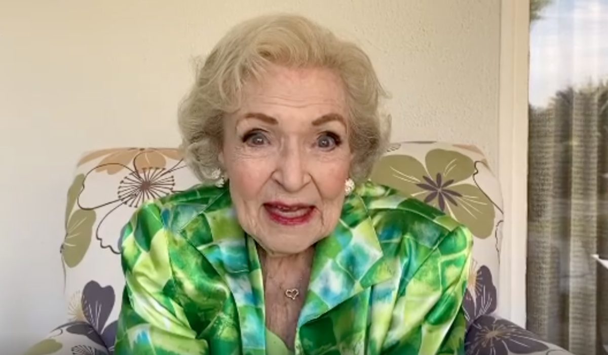 betty white had one last message to her fans as her birthday celebration video is released