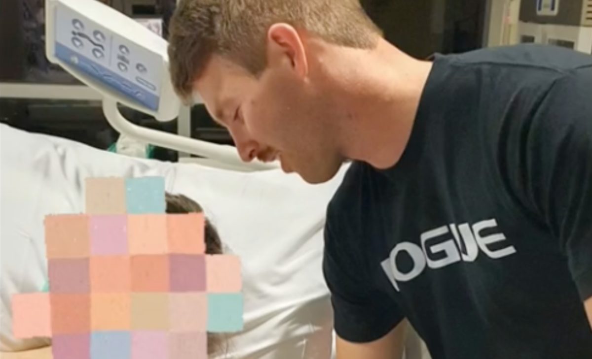 woman gives birth during her fourth date with tinder match and he hasn't left her side since