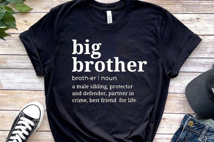 Beaming Big Brother Shirts for Pregnancy Announcements & More
