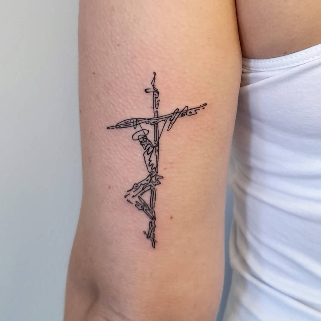25 Cross Tattoos - Cross Tattoo Ideas