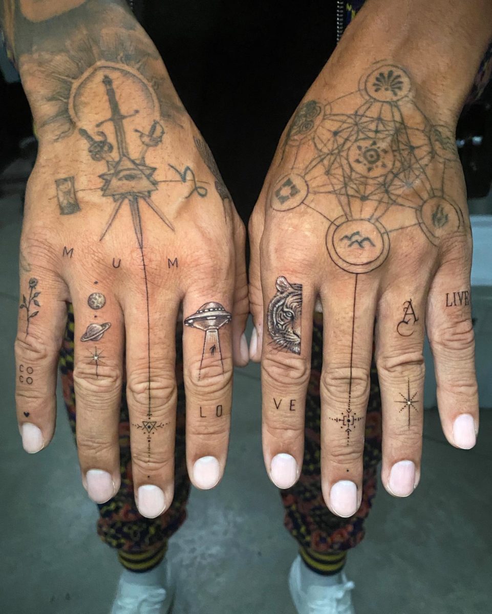 lewis hamilton's new hand tattoos 