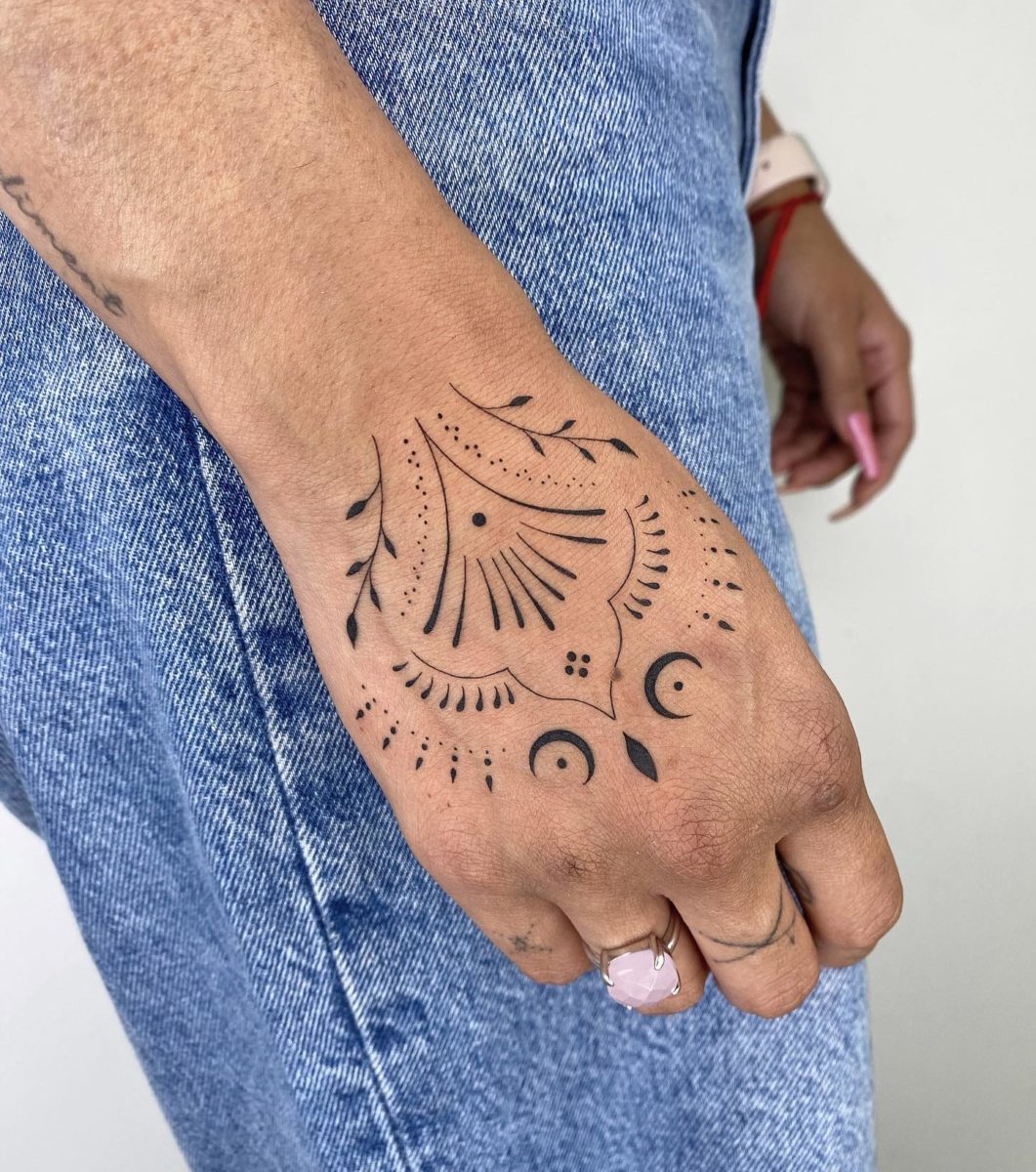 Lewis Hamilton's New Hand Tattoos 