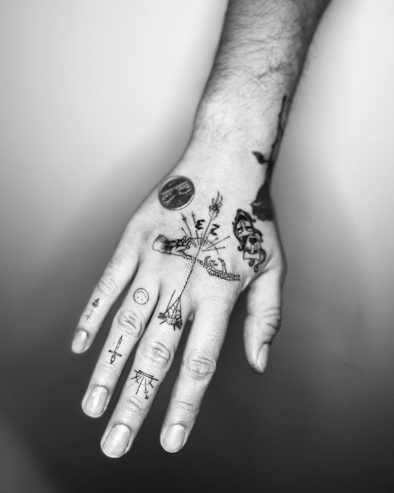 25 Hand Tattoos In The Cool Style Of Lewis Hamilton