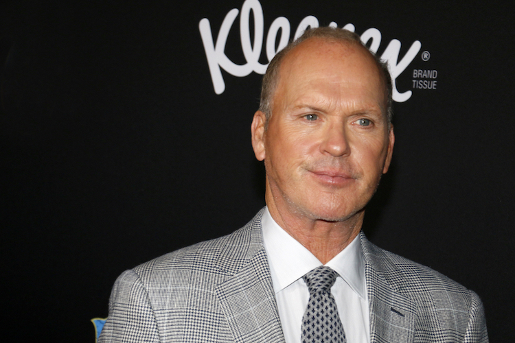 michael keaton sheds tears on stage while dedicating award to nephew who passed away