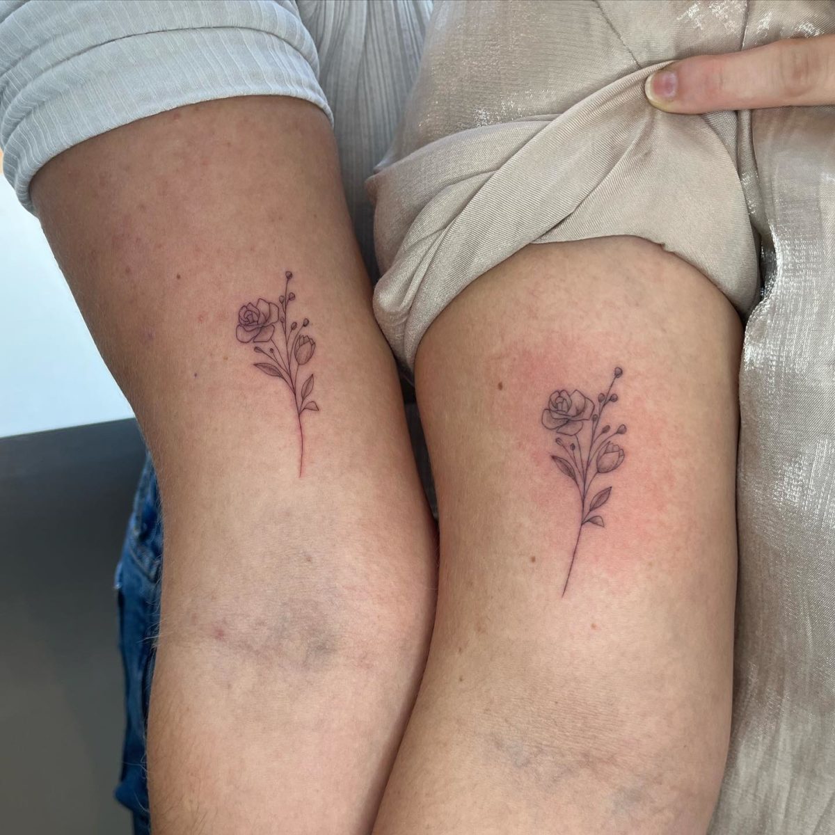 Now and Forever 11 Ideas for Twin MicroTattoos  DeMilked