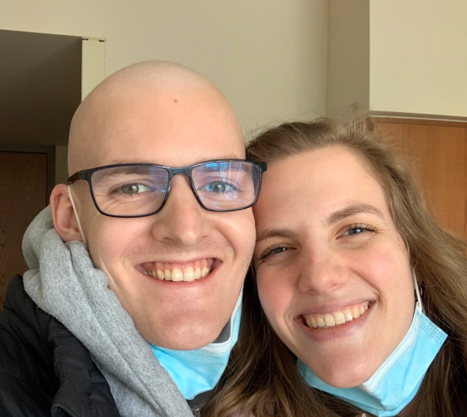 newly engaged michigan couple diagnosed with cancer 8 days apart, moves up wedding