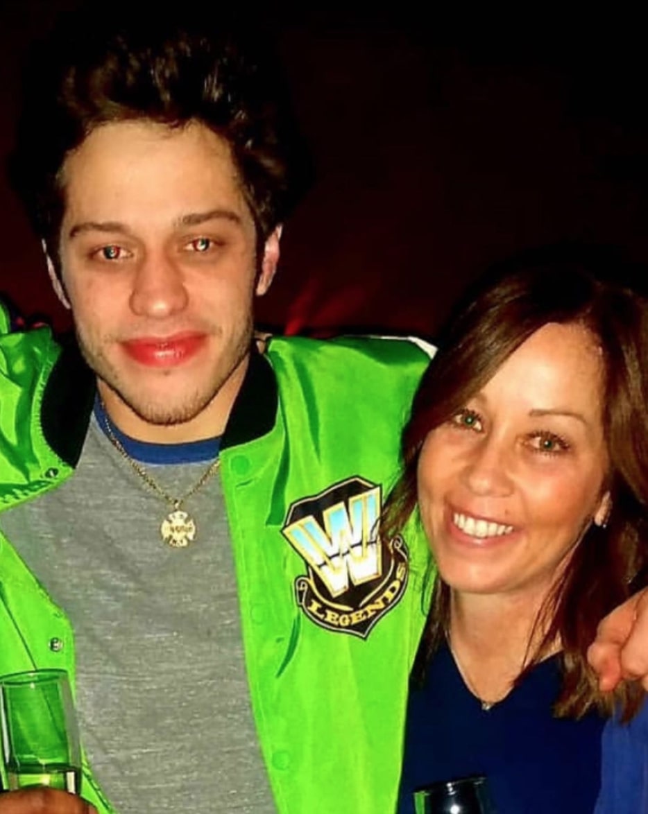 pete davidson’s mom responds to instagram comment about kim kardashian being 'pregnant with his child by the end of the year,' leaves fans in a frenzy