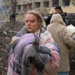 Pregnant Ukrainian Woman Seen Fleeing Maternity Hospital Following Russian Attack Gives Birth