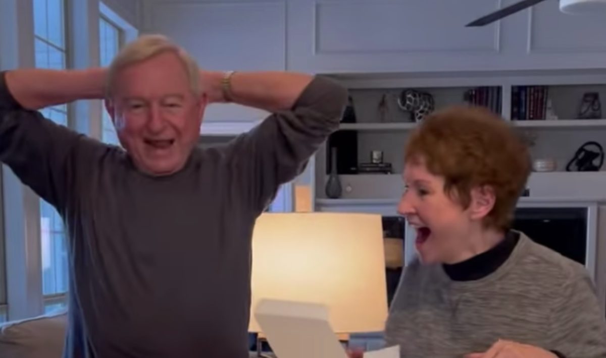 watch the hilariously sweet moment where this grandfather discovers he is becoming a great-grandfather