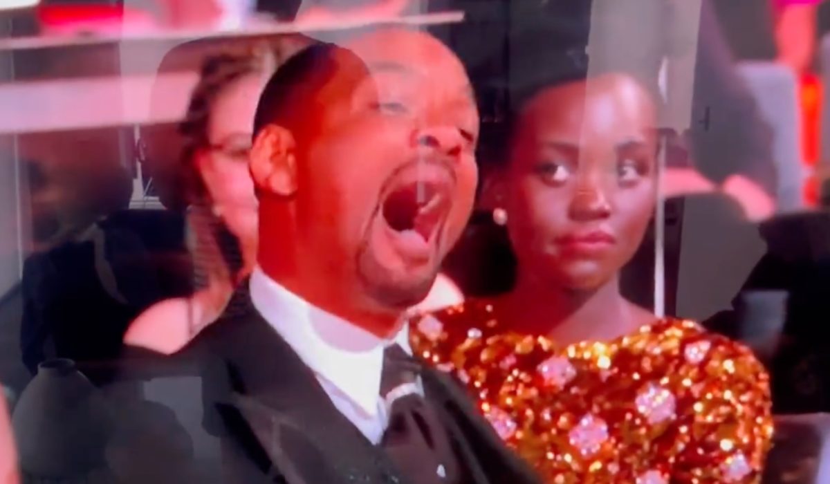 Will Smith JUST PUNCHED Chris Rock on the Oscar Stage Because of Joke About Jada’s Shaved Head