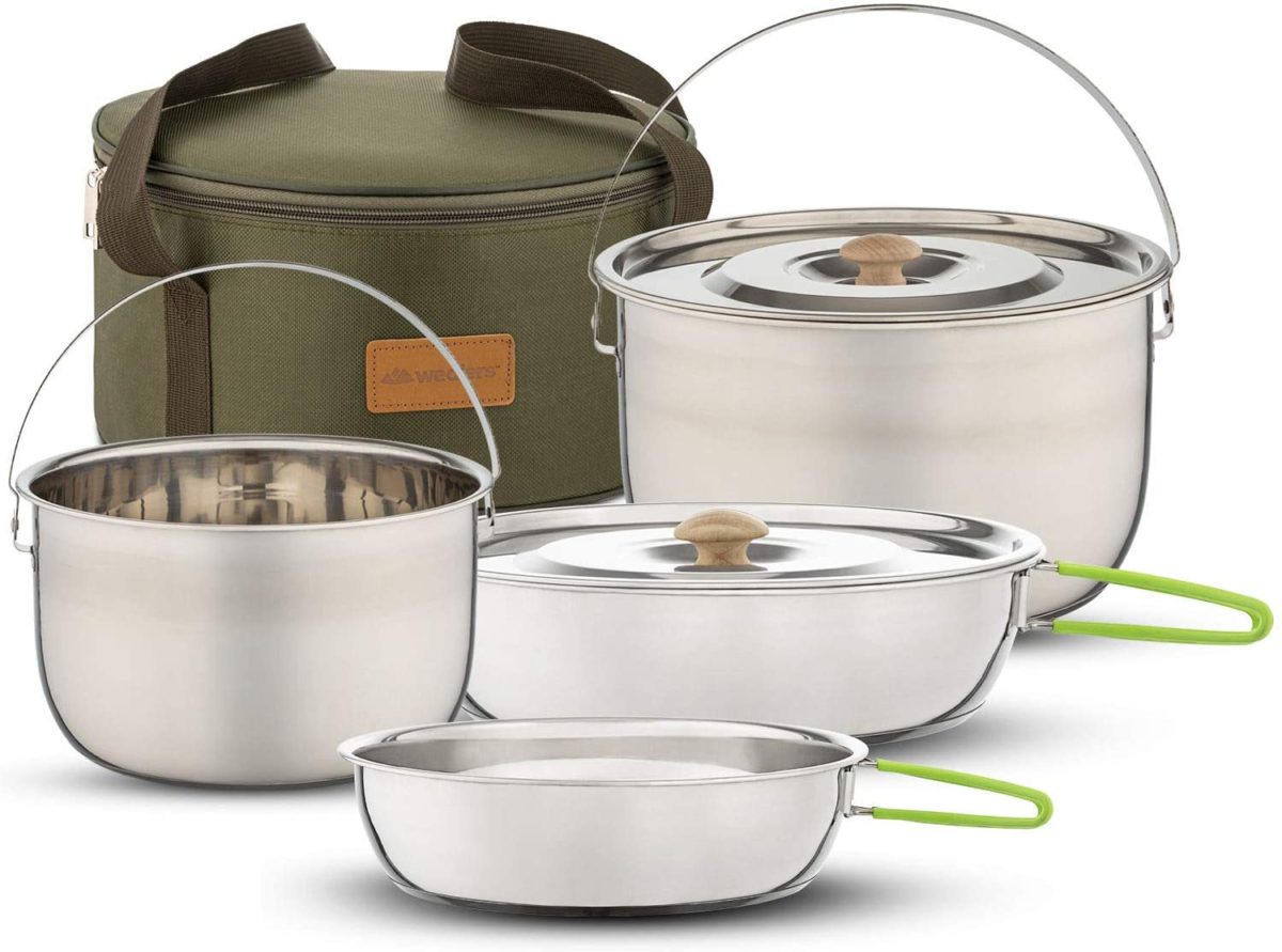 get prepared with a campfire cooking kit