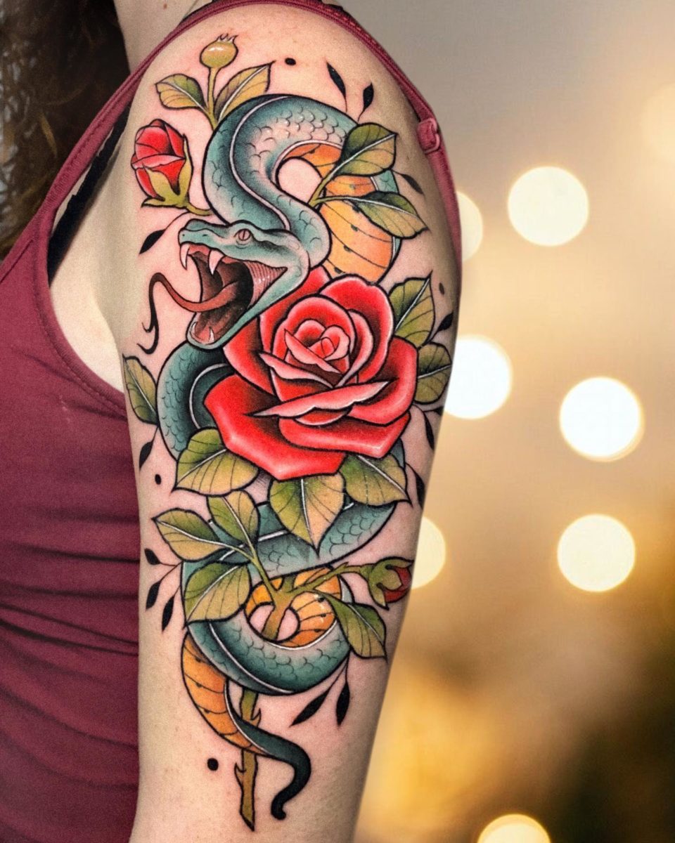 Neo-Traditional Tattoo Style
