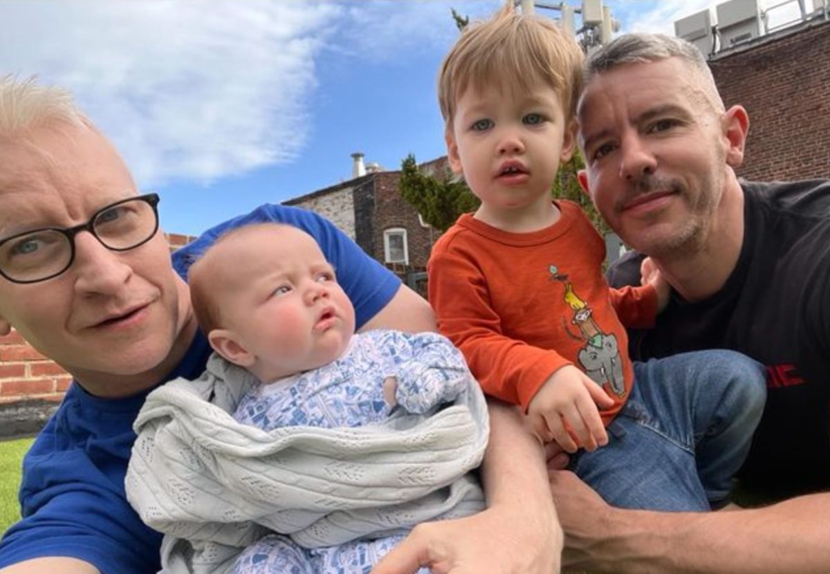 anderson cooper debuts family photo to celebrate 2-year-old's wyatt's birthday