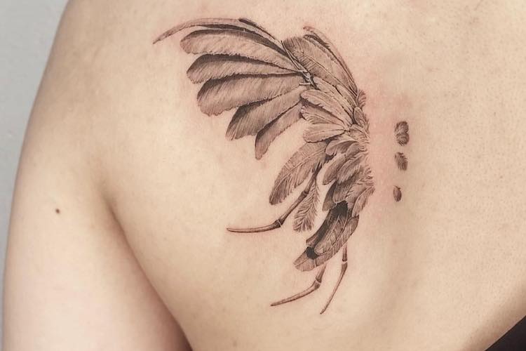 Angel wing tattoo on girls arms... - Mumbai Tattoo Studio | Facebook