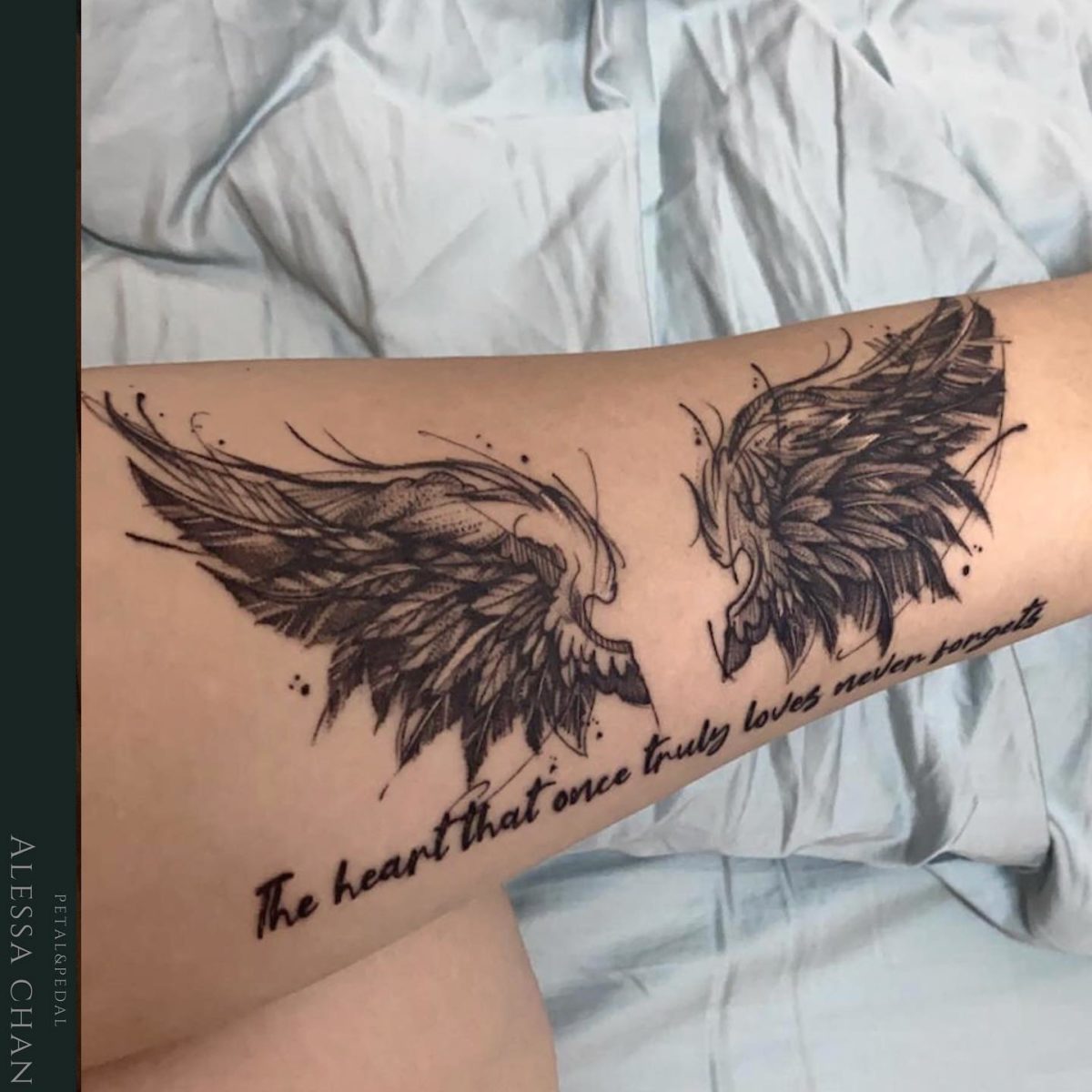 angel wings tattoos