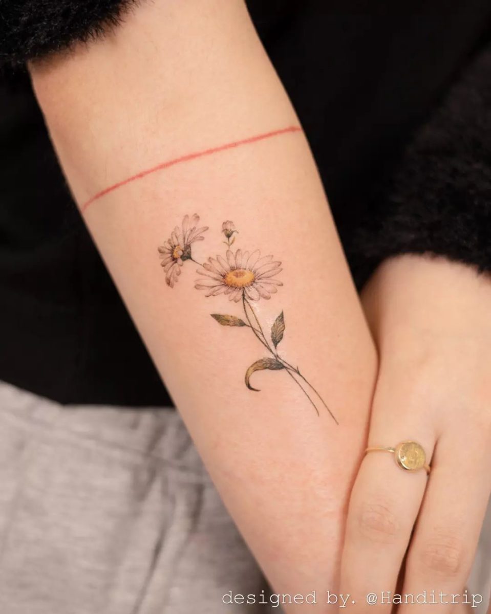 26 April Birth Flower Tattoo Ideas