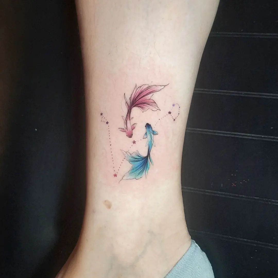 Fishes tattoo by Ilaria Tattoo Art  Photo 23369