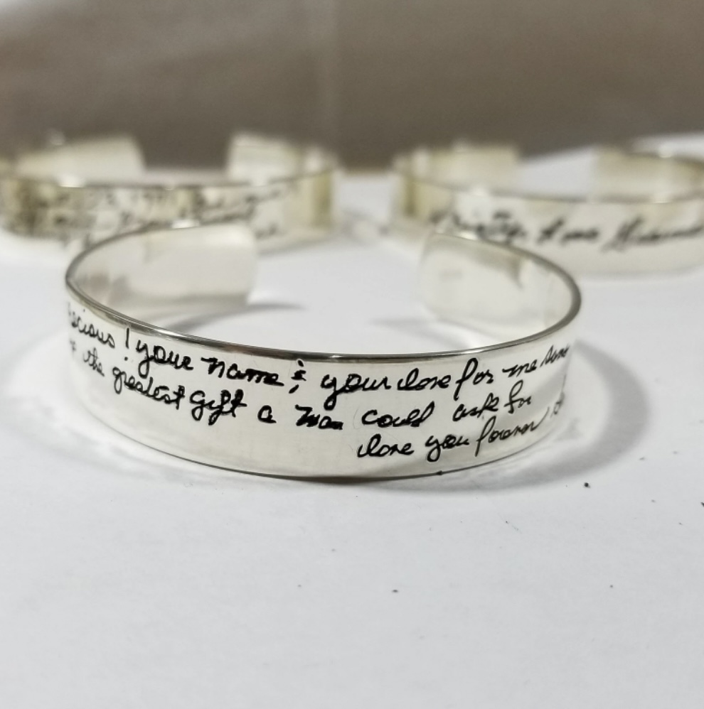 engraved bracelets