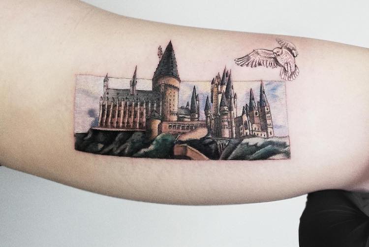 50 harry potter tattoos that sparkle with magic
