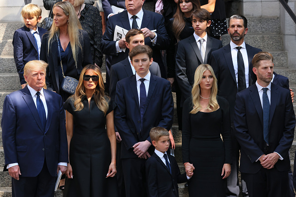 Photos Reveal Donald Trump Was Present at Ivana Trump's Funeral