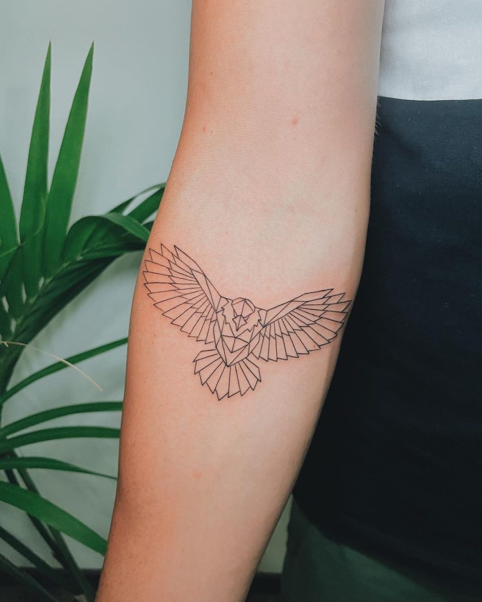 Aggregate 87+ about geometric eagle tattoo unmissable - in.daotaonec