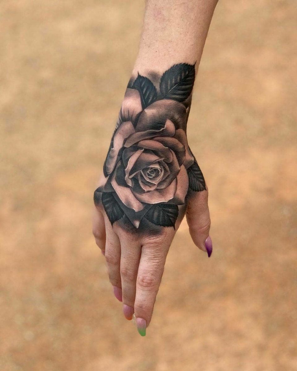 Top 101 Best Rose Hand Tattoo Ideas  2021 Inspiration Guide