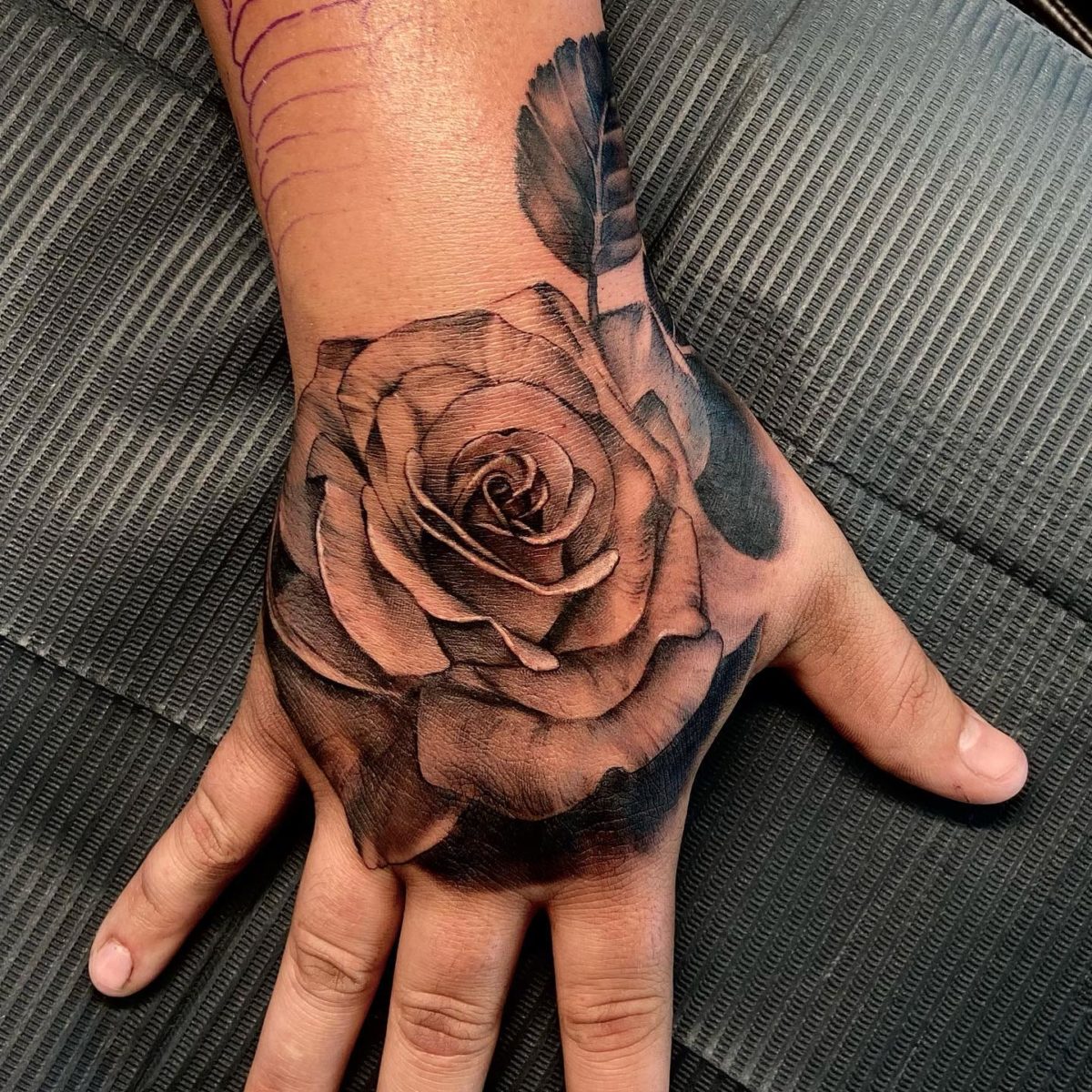 Rose Hand Tattoos