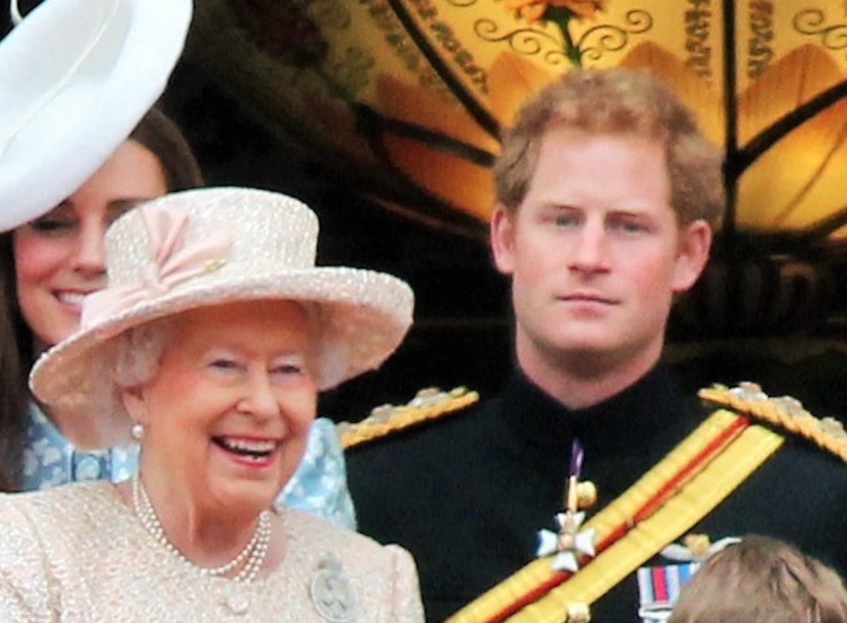 prince harry and queen