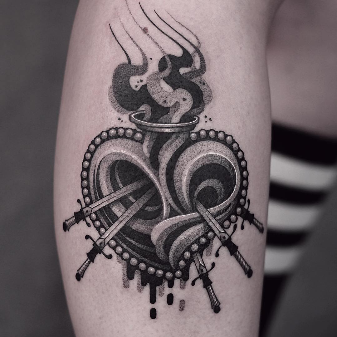 sacred heart tattoos