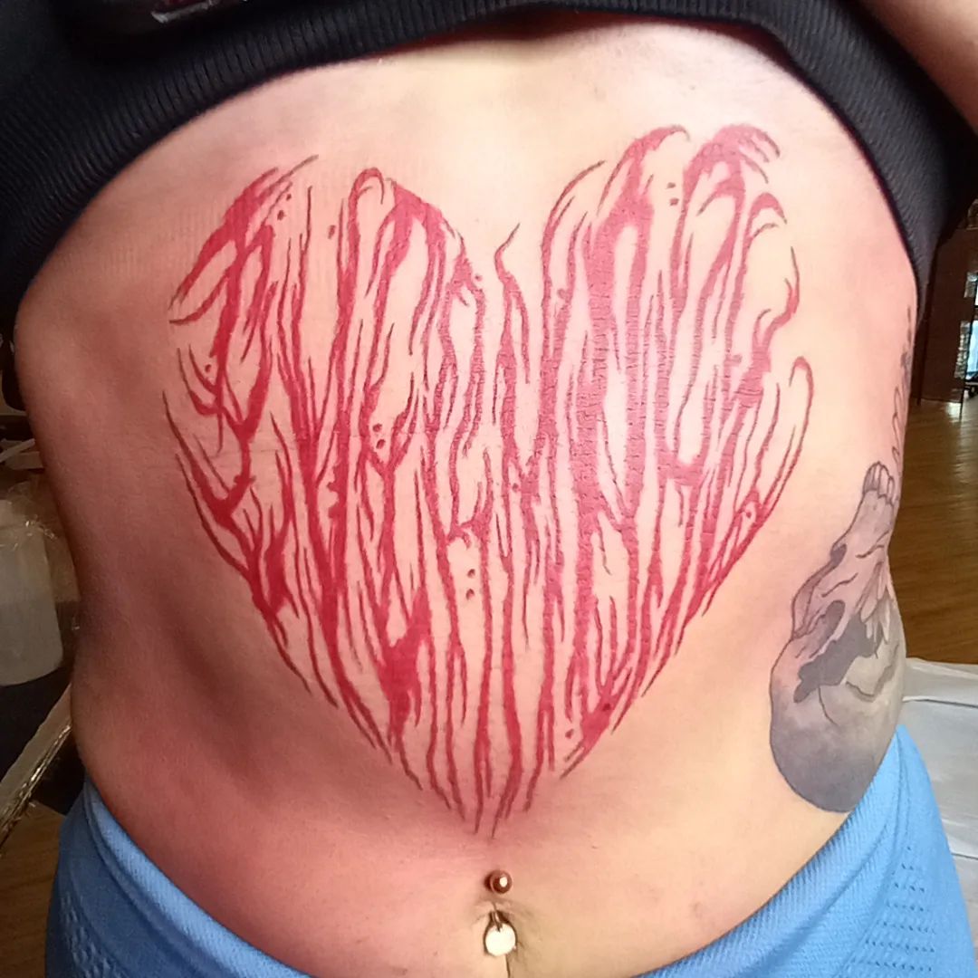 stomach tattoos 