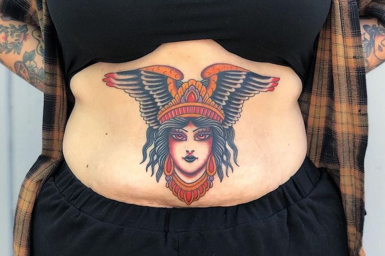 Tips for Women Thinking About Getting A Stomach Tattoo  CUSTOM TATTOO  DESIGN