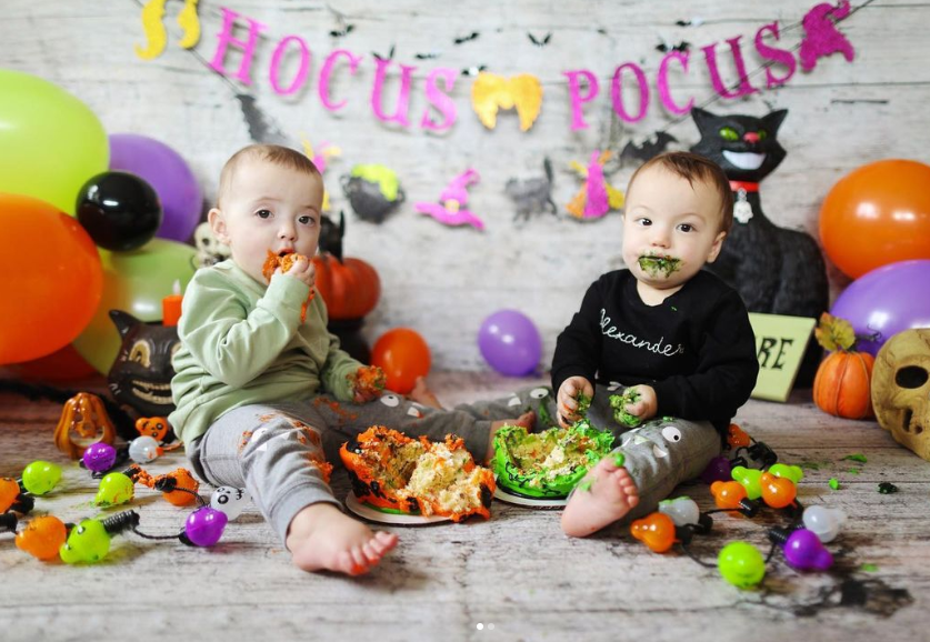 Lance Bass and Michael Turchin Celebrate Their Twin’s First Birthday Ahead of Halloween