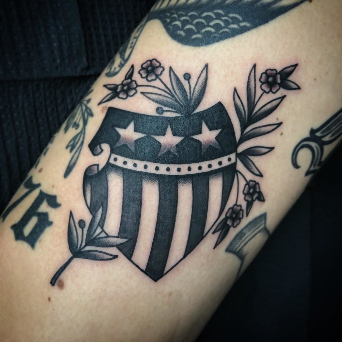 american flag tattoos 