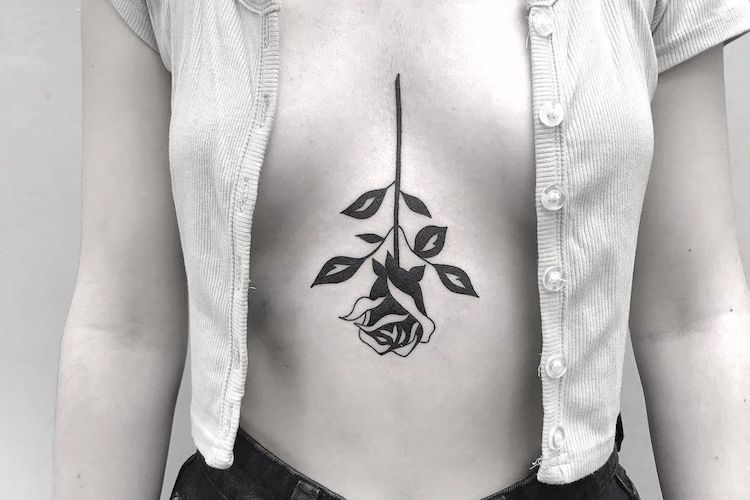 21 Black Rose Tattoos