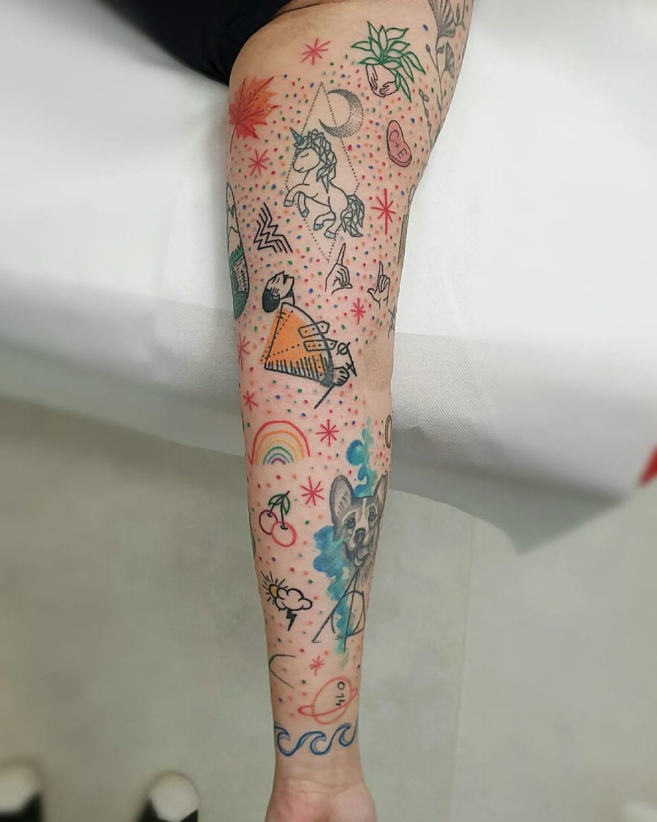 Patchwork Tattoos and Patchwork Tattoo Sleeves