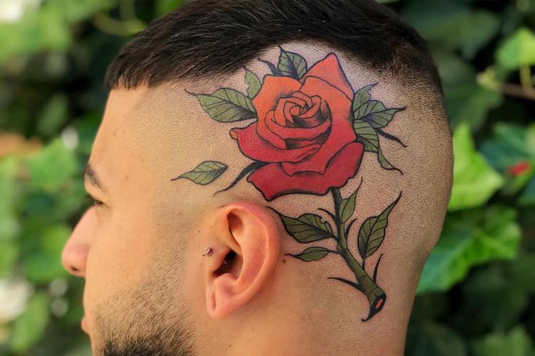 25 Cool Rose Tattoos For Men