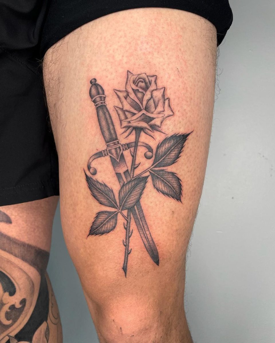 rose tattoos for men