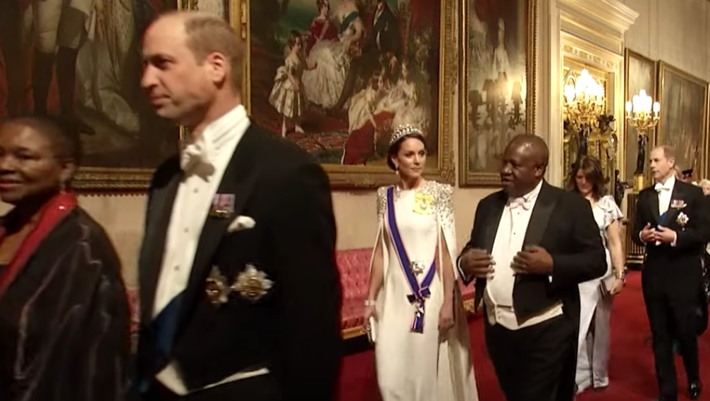 Kate Middleton Makes Tiara Debut as Princess of Wales During First State Banquet of King Charles III’s Reign