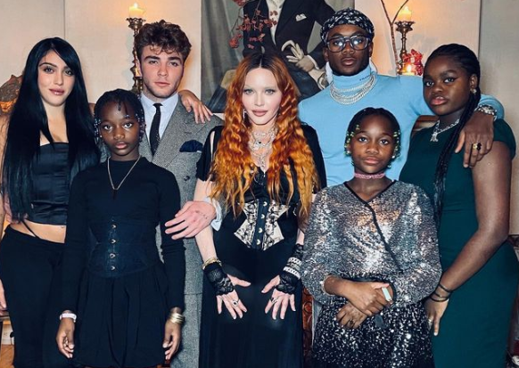 Fans Get a Rare Look at Madonna Alongside Her Six Children During Thanksgiving