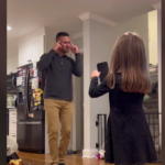 Daddy-Daughter Duo Go Viral on TikTok After Posting Reaction to the ‘Love Story’ Dance Challenge Trend