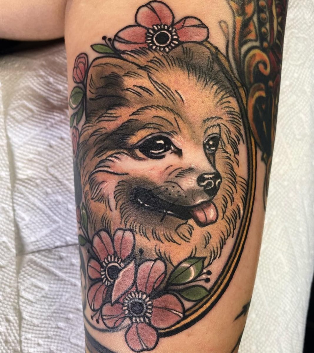 50 Dog Tattoo Ideas for the Perfect Pet Portrait | Discover some awesome dog tattoo ideas.