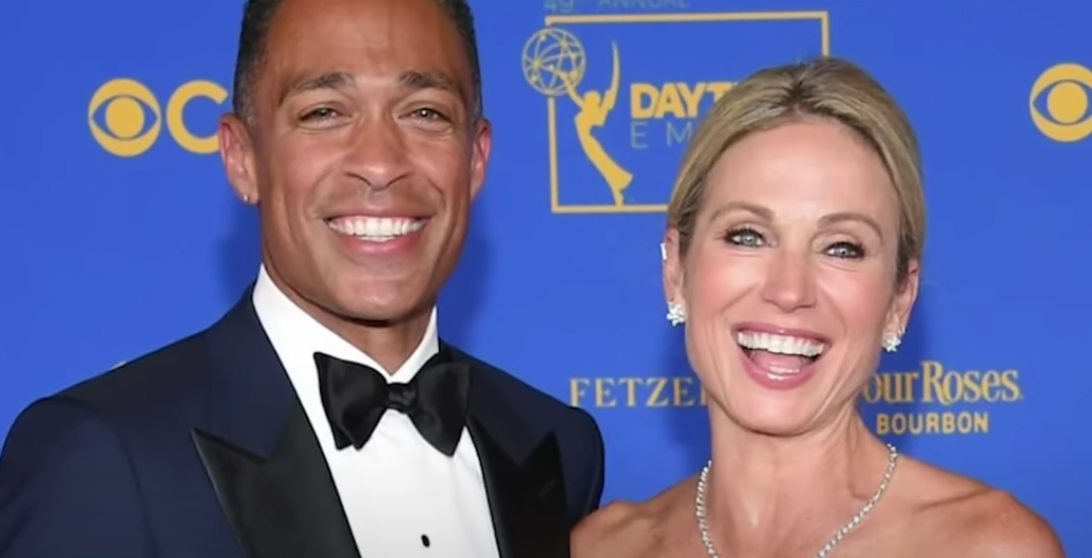 amy robach and t.j. holmes seen together for first time since their suspension from ‘gma3’