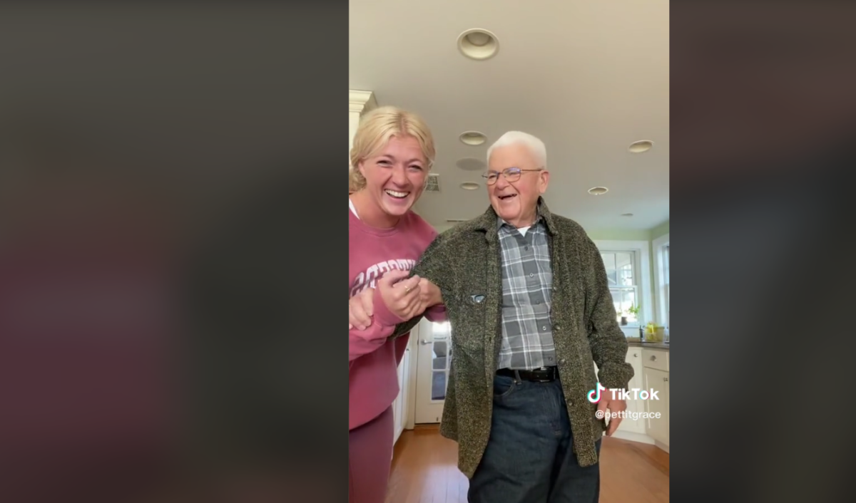 24-Year-Old, Grace Pettit, Goes Viral After Doing ‘Fit Check’ Trend With ‘Gramps’